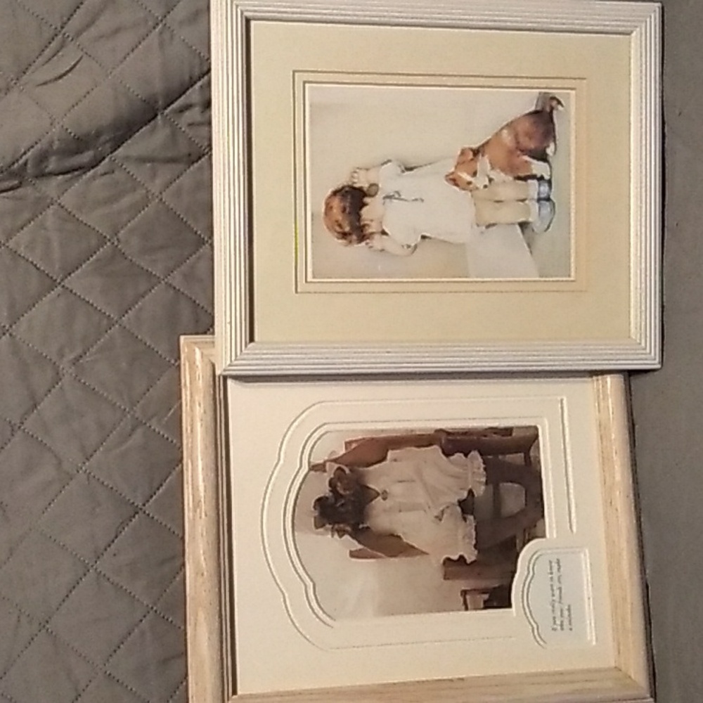 Victorian Art Girl 1989 Pictures (Set of 2)